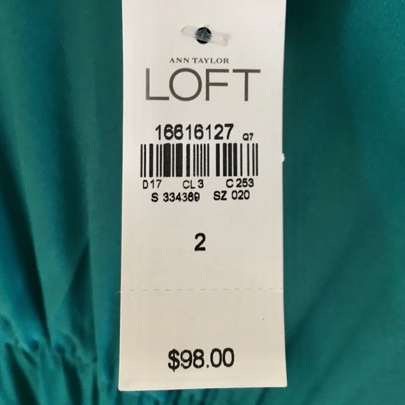 Loft Maxi Dress Size 2 NWT - Picture 8 of 9